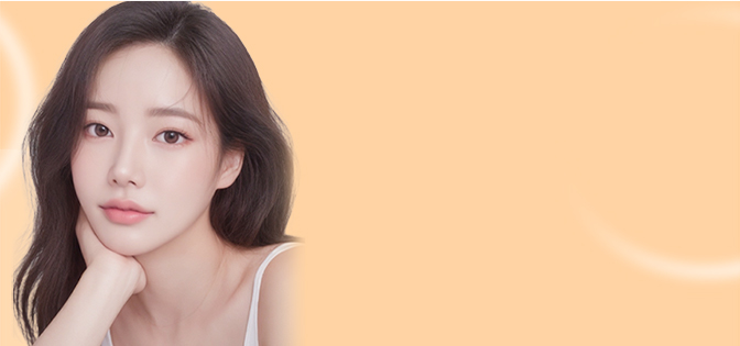 イオンザイム施術で肌再生されたモデル