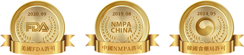 米国FDA 中国NMPA 韓国食薬庁認可の認証済みスレッドリフトマーク